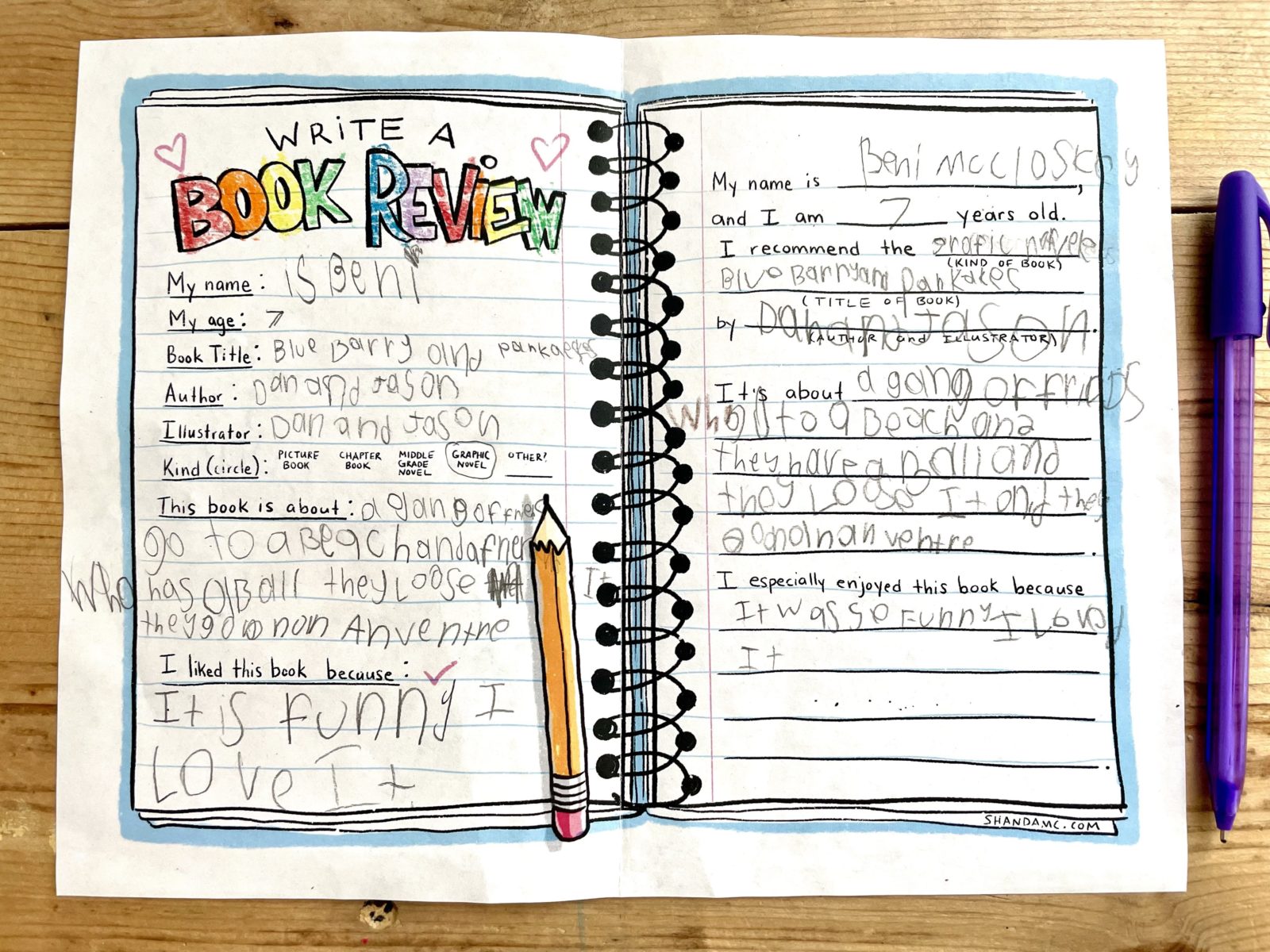 How to Write a Book Review - for Kids